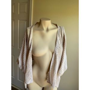 BOGO-Roxy beige knit open cardigan. Buy one get one equal or lesser value!